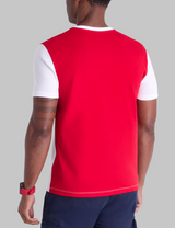 USA COLORBLOCK PRINTED JERSEY T-SHIRT