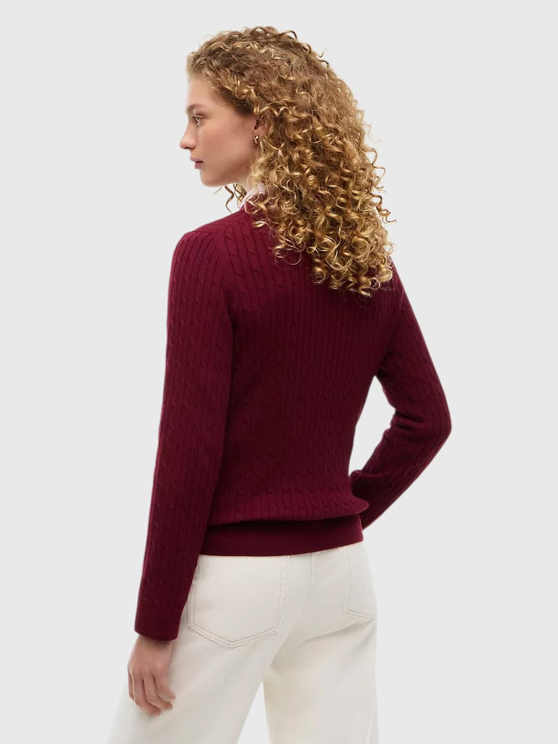 TOMMY HILFIGER Cable Knit Sweater,XW07179-DW5