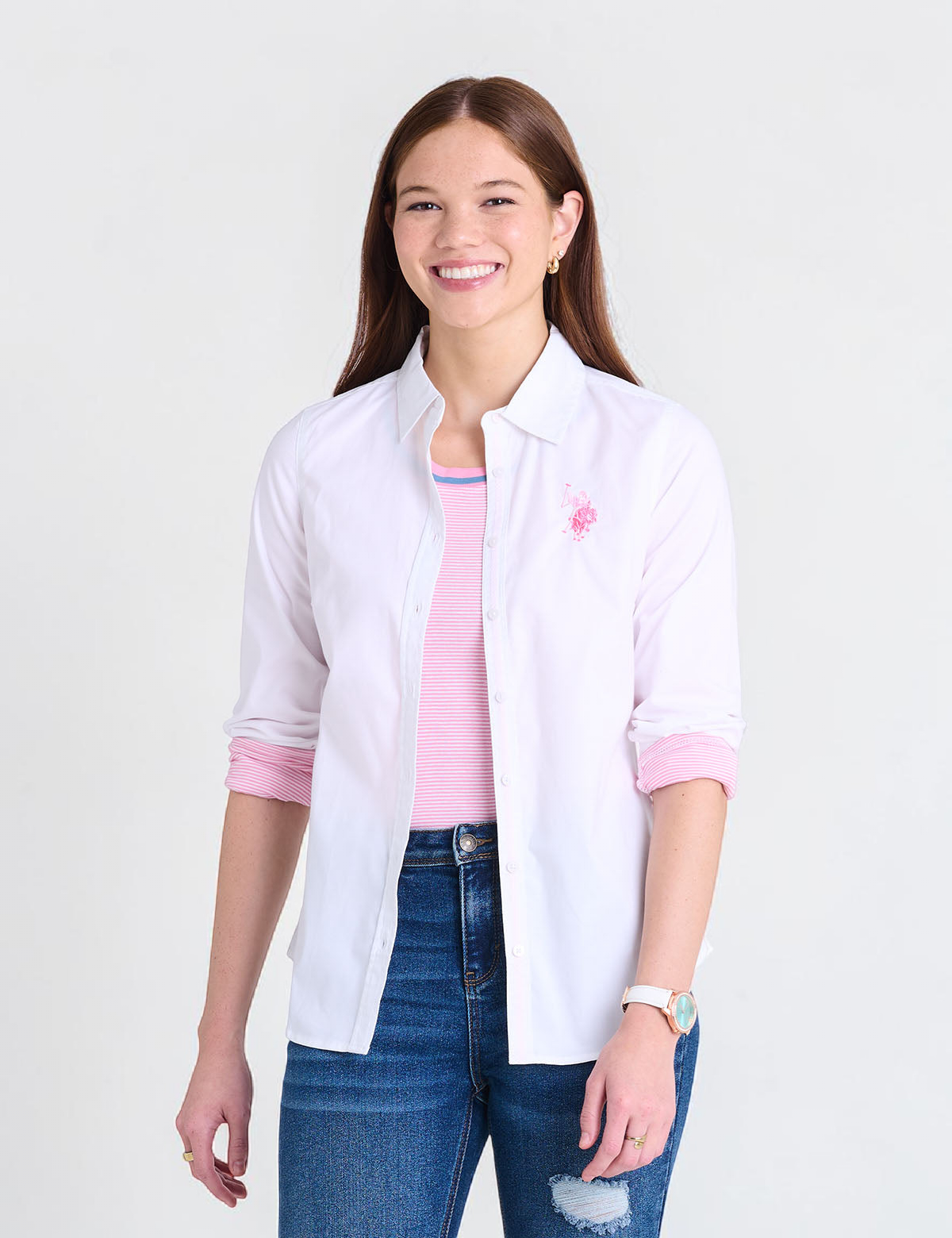 TONAL OXFORD SHIRT 215983-YI00A