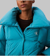 Crinkle Nylon Puffer Jacket