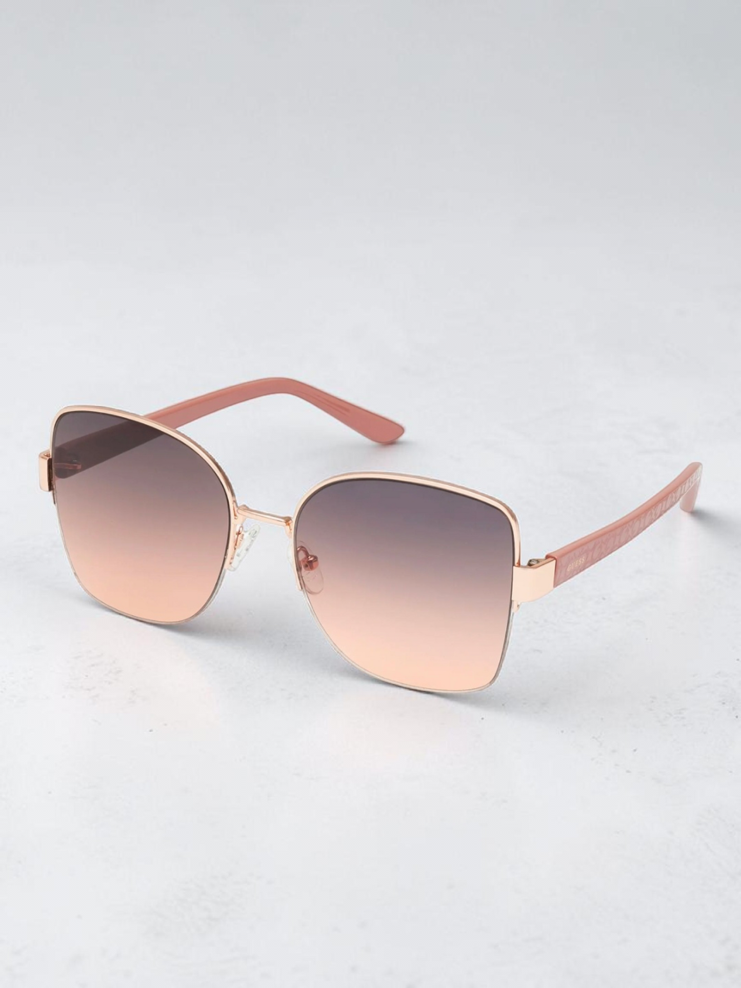 Guess 59mm Gradient Butterfly Sunglasses