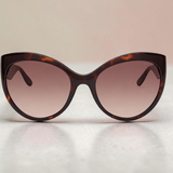 Gradient Brown Butterfly Ladies Sunglasses