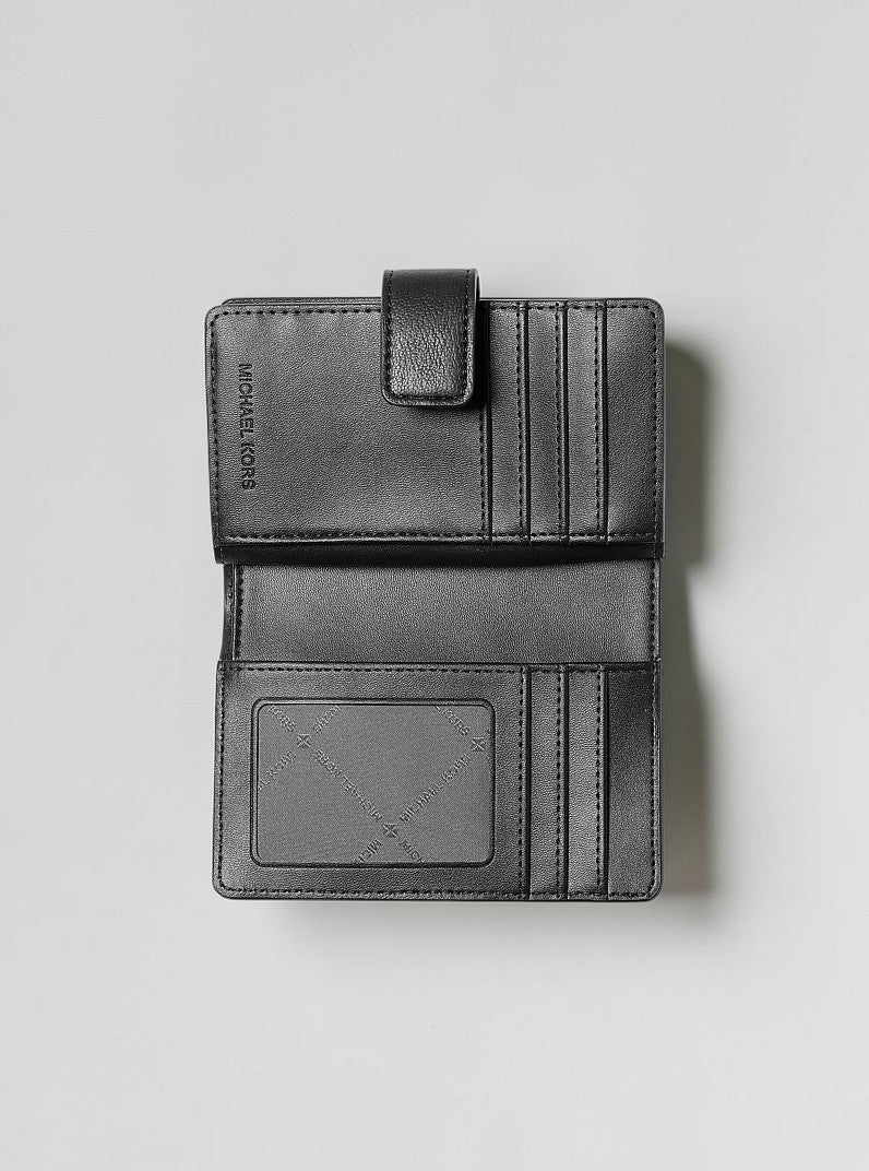 Michael Kors Jet Set Travel Medium Logo Embossed Wallet,35F6STVF6Y