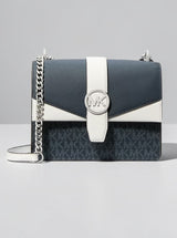 Greenwich Color-Block Signature Logo Crossbody Bag,35S5SGRC1B