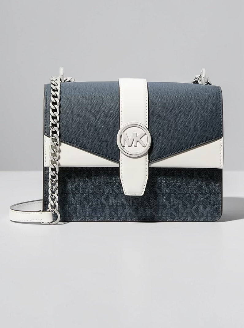 Greenwich Color-Block Signature Logo Crossbody Bag,35S5SGRC1B