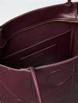 C.K Embossed Allover Emblem Logo Small Tote Bag 4F3197G