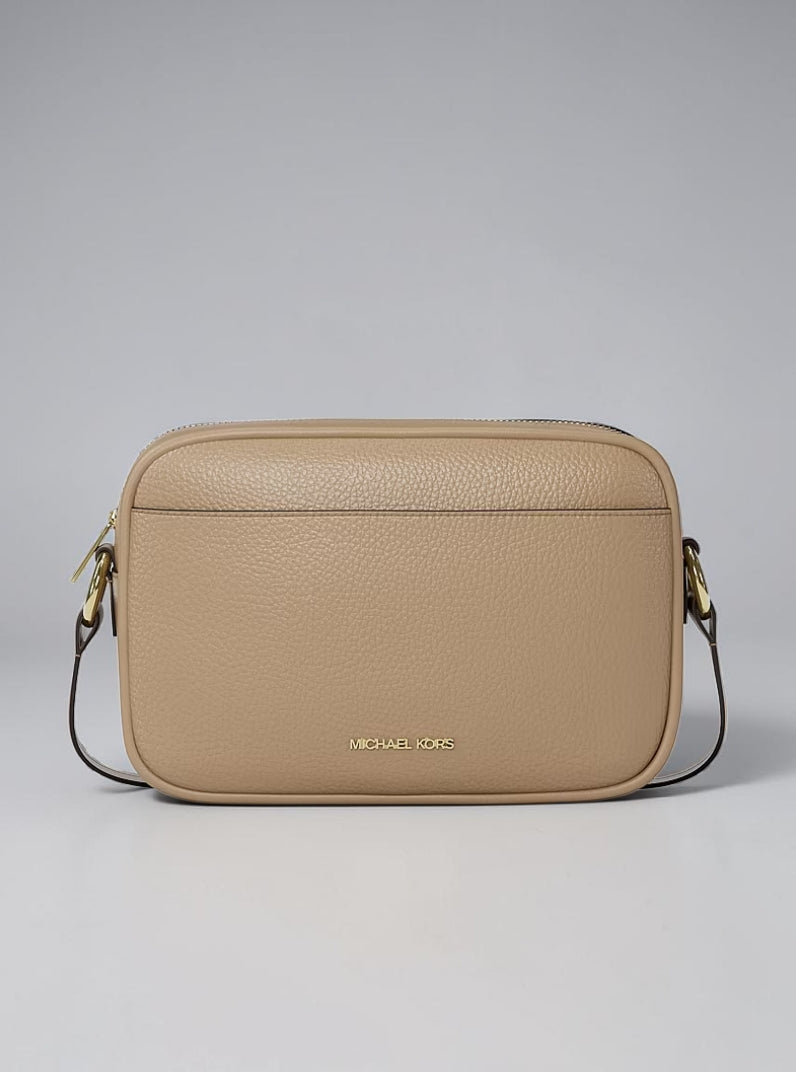 Jet Set Large Pebbled Leather Camera Crossbody Bag,35R6GTVC7L