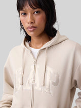 Gap Relaxed Gap Logo Zip Hoodie,627454