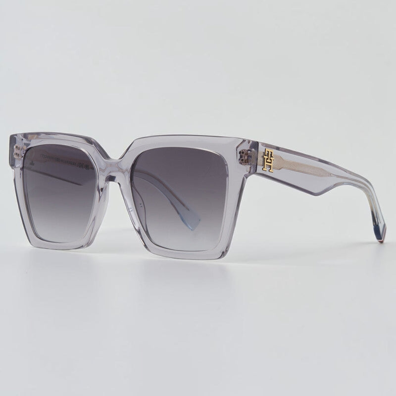 Tommy Hilfiger 
Grey Azure Square Ladies Sunglasses,TH 2100/S