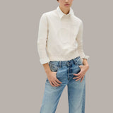 Smooth Cotton Monogram Sweater