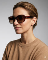 US Polo  LADIES SCULPTED GLAM CAT-EYE INSET SUNGLASSES Serial PA5165