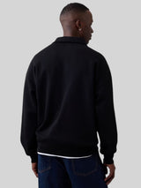 GAP Oversized Gap Logo Quarter-Zip Sweatshirt,1179549