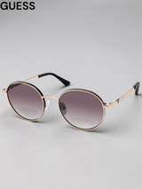 GUESS womens Classic Round Sunglasses Round Sunglasses