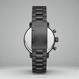 Rhett Multifunction Black Stainless Steel Watch