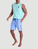 8.5" ZIP CARGO SWIM SHORTS