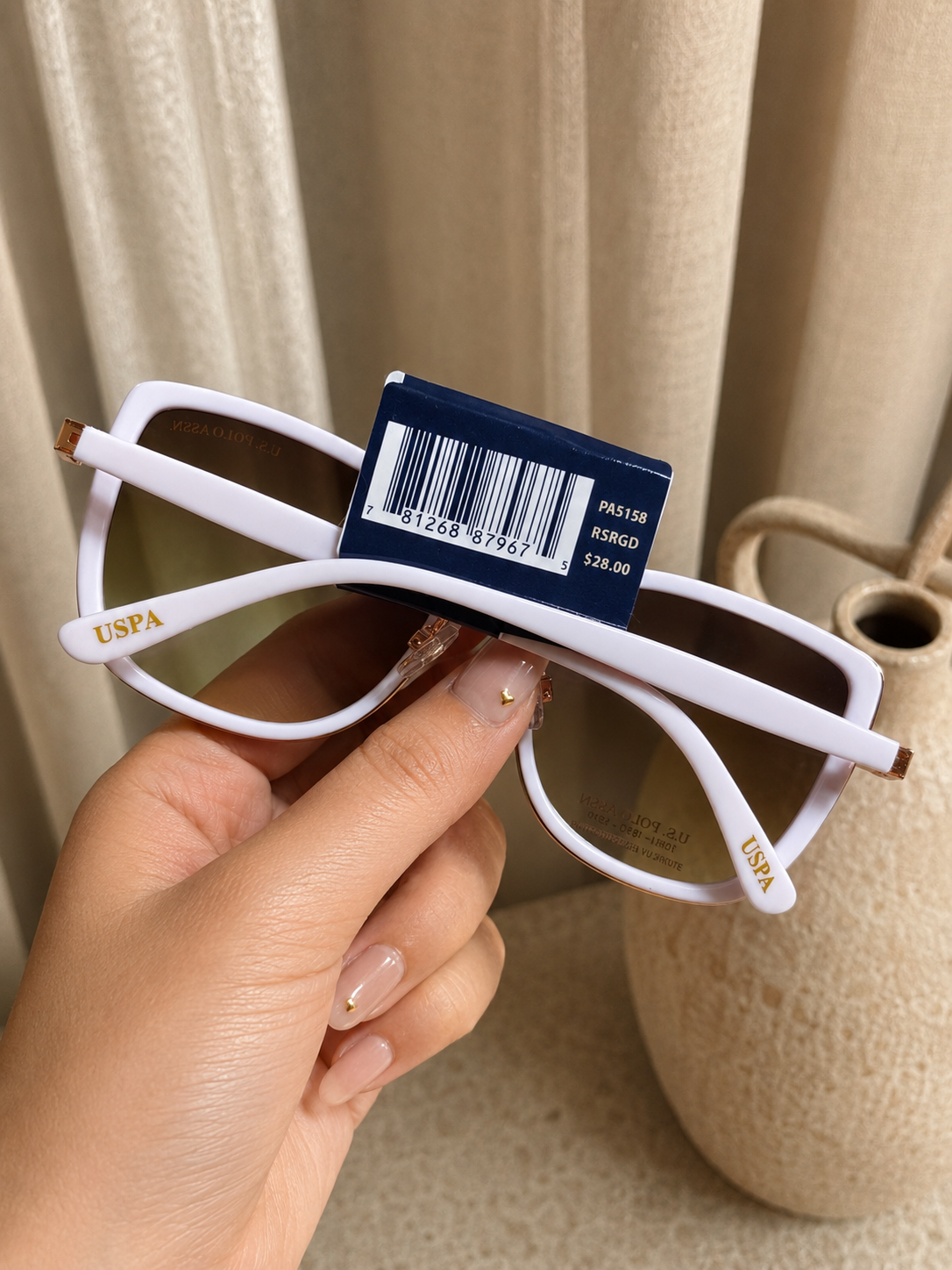 Immediate US Polo  LADIES  OVAL SUNGLASSES Serial PA5158-0000A