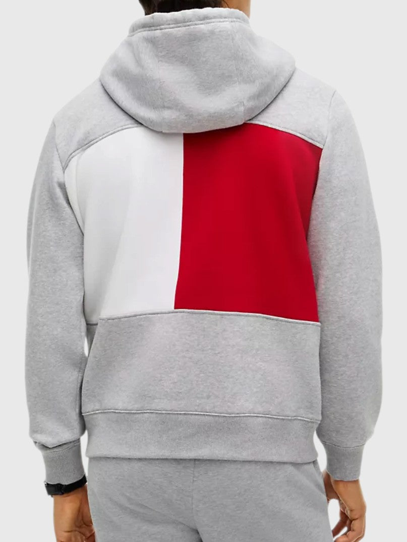 TOMMY HILFIGER Back Flag Colorblock Hoodie,XM08871-C7G