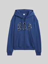 Gap Relaxed Gap Logo Zip Hoodie,627454