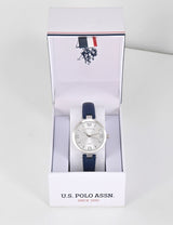 LADIES BLUE STRAP WATCH,USC42175UO-0000A