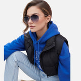 Guess Gradient Blue Pilot Ladies Sunglasses,GF6140
