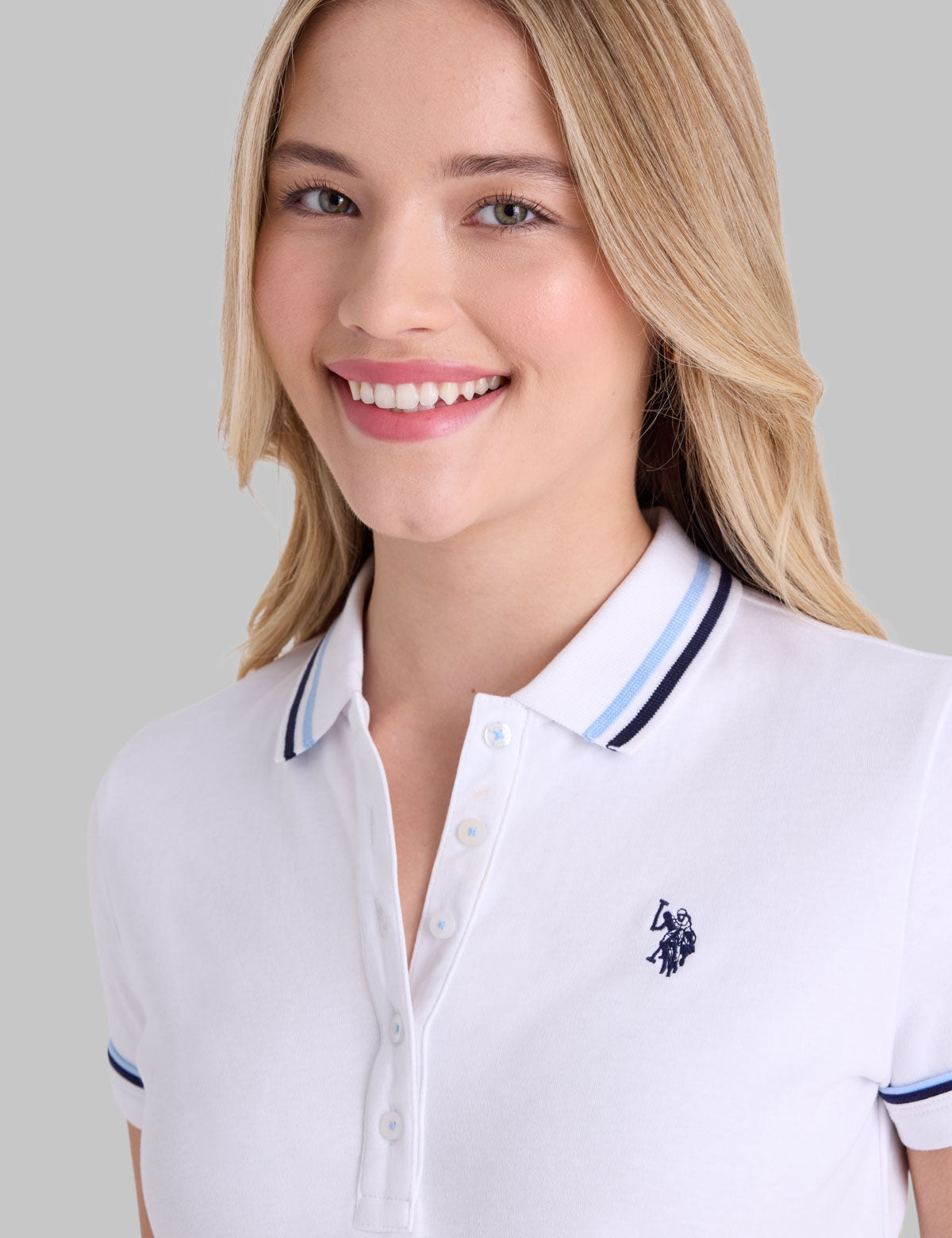 TIPPED DOUBLE CUFFED TRIM POLO SHIRT