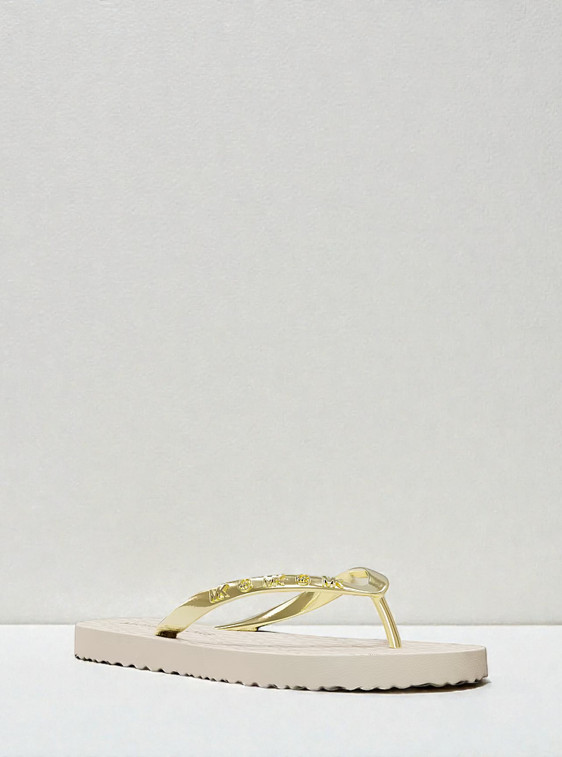 M.k Signature Logo Flip Flops