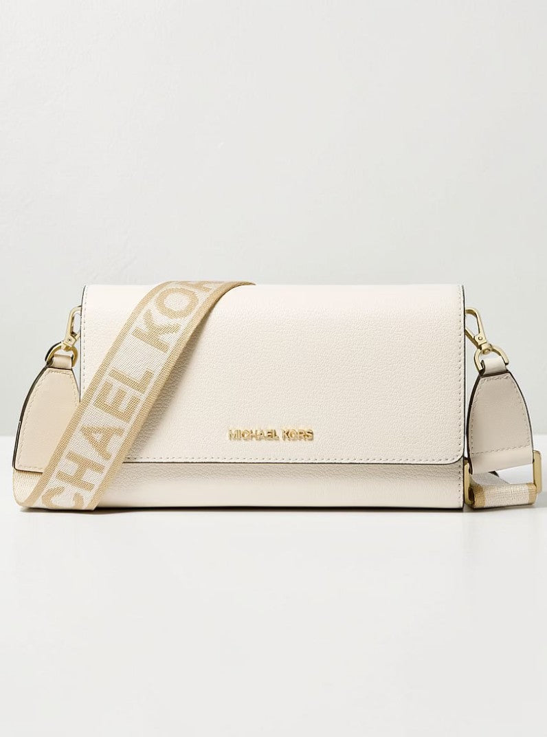 Michael Kors Women's  Jet Set Large Leather Crossbody Bag