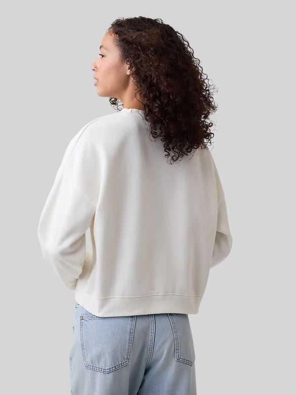 Gap Oversized Wedge Crewneck Sweatshirt,1174939
