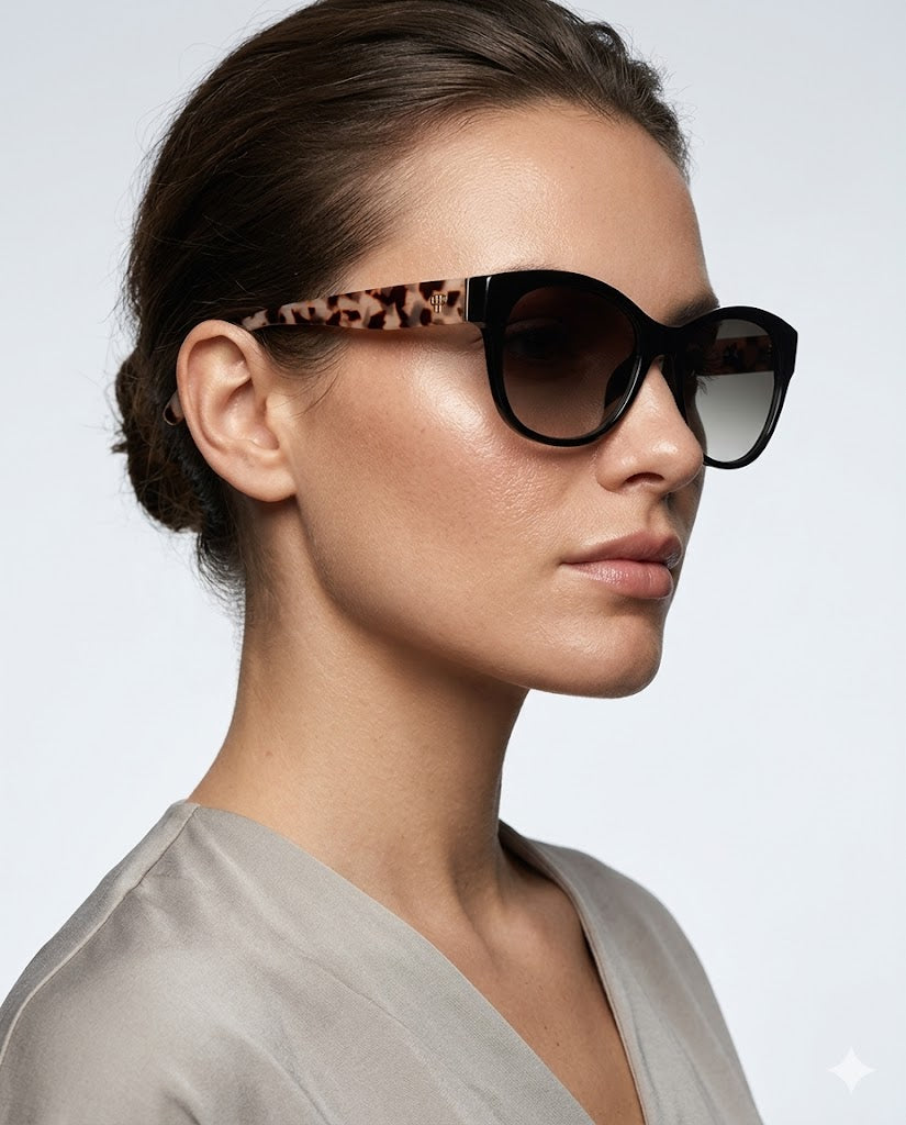 US Polo LADIES TEMPLE WAYFARER SUNGLASSES Serial PA5169