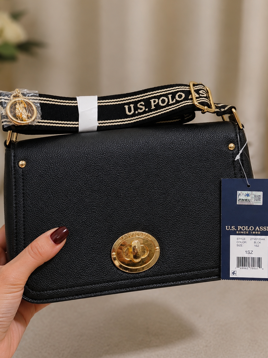 Immediate DECORATIVE TURNLOCK SHOULDER BAG Serial 27V0120-AA00A