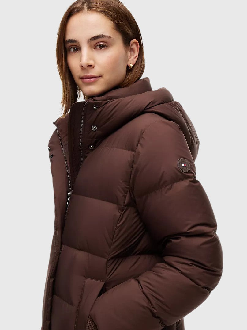 TOMMY HILFIGER Water-Repellent Down Maxi Puffer Coat,WW51548-GT3