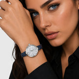 LADIES BLUE STRAP WATCH,USC42175UO-0000A