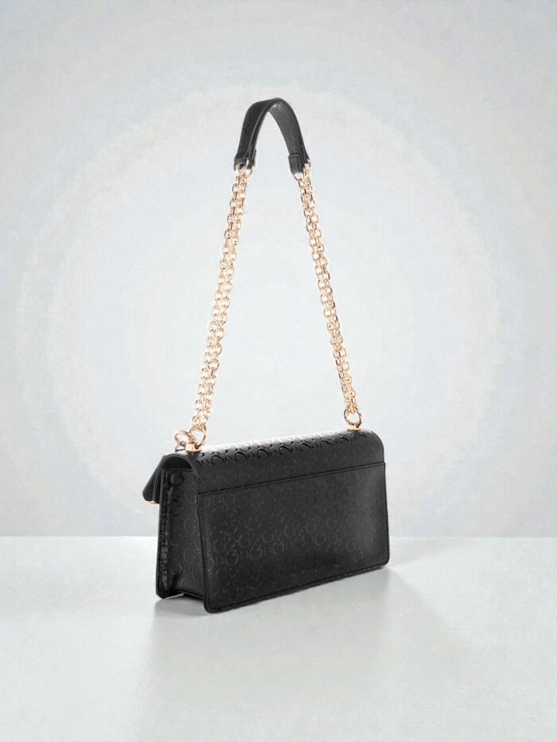 Kiran Logo Shine Convertible Crossbody