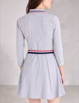 U.S Polo 3/4 SLEEVE SIGNATURE STRIPE SWING DRESS Serial 216550-ZA00A