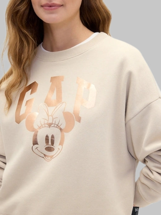 Gap × Disney Minnie Mouse Oversized Logo Sweatshirt