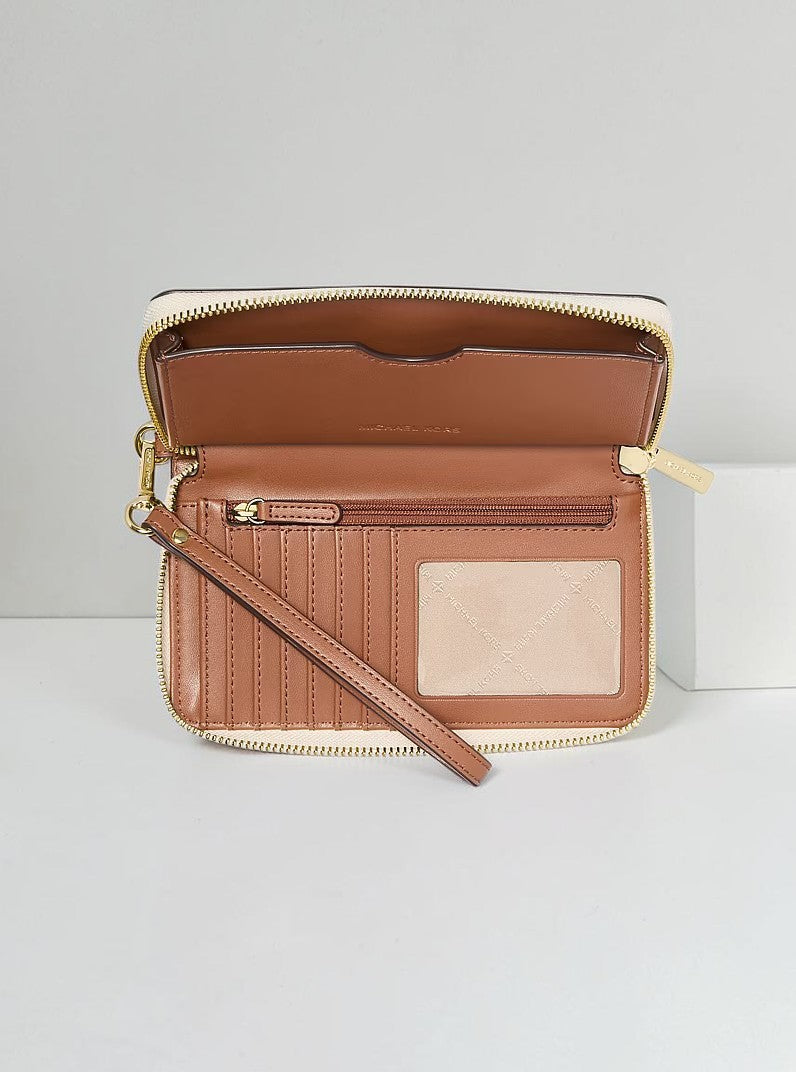 Michael Kors Jet Set Signature Logo Smartphone Wristlet,35F8GTVW9B
