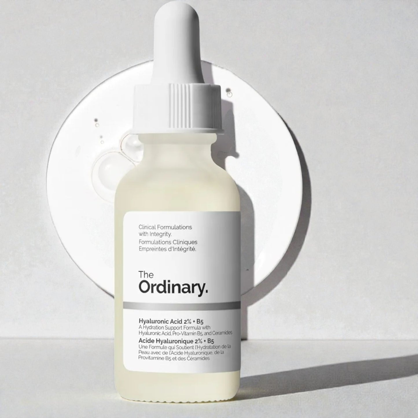 The Ordinary Hyaluronic Acid 2% + B5 (with Ceramides), Multi-Depth Hydration Serum for Plumper, Smoother Skin
