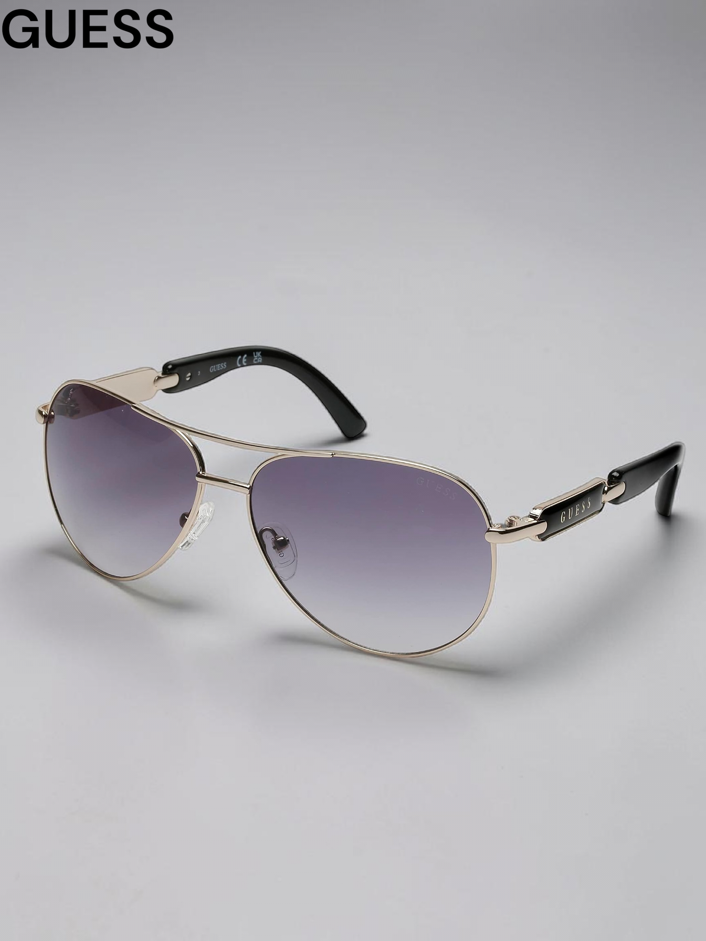 Guess womens Metal Sunglasses Pilot Sunglasses