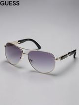 Guess womens Metal Sunglasses Pilot Sunglasses