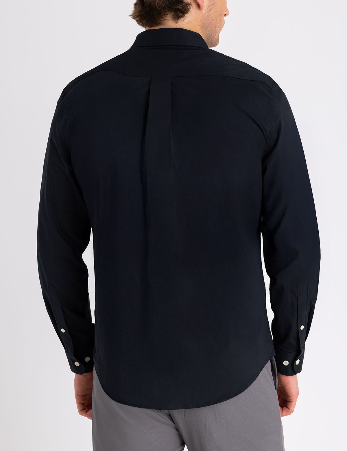 SOLID STRETCH POPLIN LONG SLEEVE SHIRT Serial 11C251-VT00A