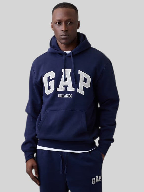 GAP Relaxed Gap Logo Hoodie,1179544