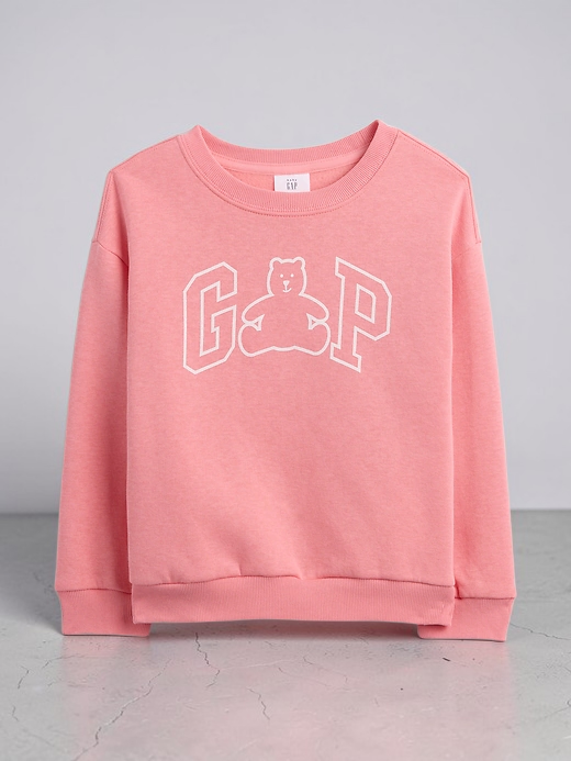 babyGap Logo Relaxed Crewneck Sweatshirt