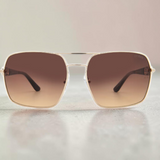 Brown Gradient Navigator Ladies Sunglasses