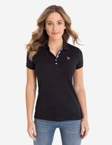 SOLID INTERLOCK POLO SHIRT،215854-9800A