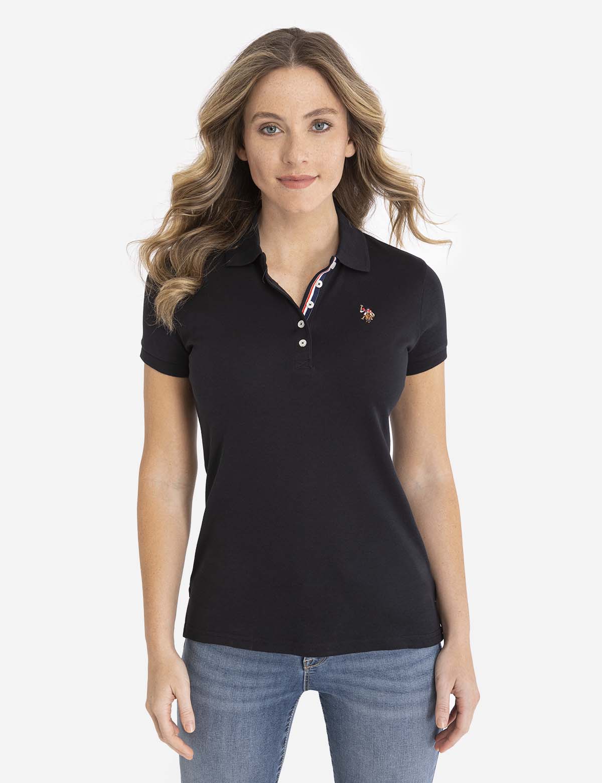 SOLID INTERLOCK POLO SHIRT،215854-9800A