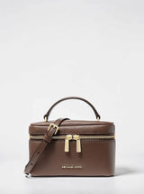 Michael Kors Vivi Small Plaid Print Wool Blend Vanity Crossbody Bag,35F6SVFC5U