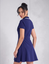 U.S Polo SIGNATURE STRIPE TRIM SWING POLO DRESS Serial 21D0060