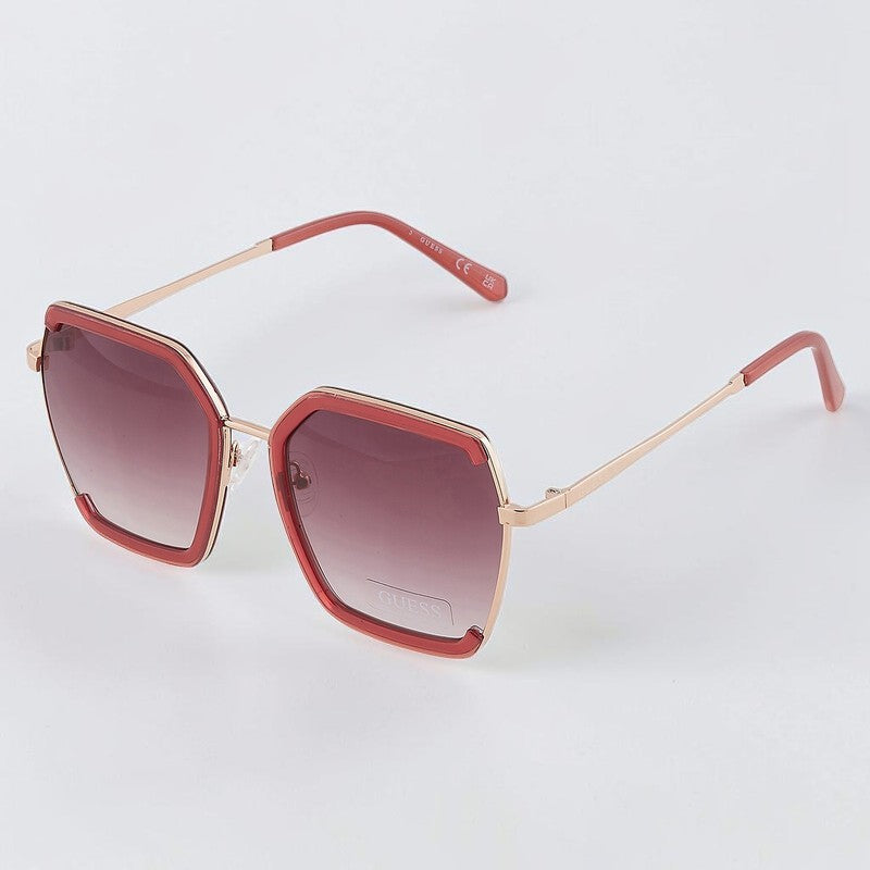 GUESS Bordeaux Gradient Butterfly Ladies Sunglasses, GF0418 69T 58