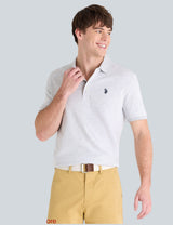 YARN DYE STRIPE INTERLOCK POLO SHIRT,11Q0073-9800A