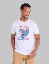 WATERCOLOR FLAG JERSEY T-SHIRT